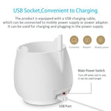 NICLUX Table Lamp LED Desk Lamp Reading Lamp with Pen Holder Eye-Protect Desk Lamps Dimmable Touch USB Chargeable Table Light