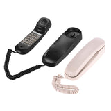 Mini Phone Wall-mounted Landline Telephone Home Phone Desktop Corded Fixed Wired Phone for Office Business Home Hotel