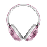 Wired On Ear Earphones Stereo Learning Pink Headset with Noise Cancelling Mic for Online Learning School PC