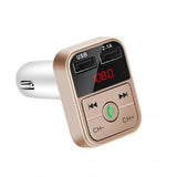 Car 5.0 FM Transmitter Wireless Handsfree Audio Receiver Auto MP3 Player 2.1A Dual USB Fast Charger Bluetooth Car Accessories