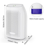 T8 700ml Home Air Dehumidifier Semiconductor Desiccant Moisture Absorber Car Mini Air Dryer Electric Cooling Machine factory pri