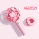 A20 Handheld Fan USB Charging Fan Mini Fan Student Gale Silent Three-speed Adjustment Desk Table Fan With Base