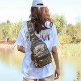 Tactical Sling Bag Outdoor Hiking Camping Shoulder Bag Hunting Fishing Trekking Chest Sling Molle Backpack Sports Running Bag