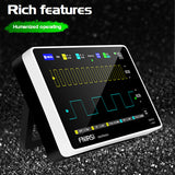 Mini Tablet Digital Oscilloscope 2 Channels 100MHz Band Width 1GSa/s Sampling Rate Oscilloscope 7'' Color TFT LCD Touch Screen