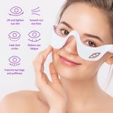 3D Smart Electric Eye Massager with Heat Infrared Light Therapy EMS Microcurrent Pulse Vibrator Beauty Eyes Massage Machine