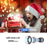 Salange Mini Projector A10 480*360 Pixel Mini Beamer Support 1080P Portable USB Video Projector for Home Theater Kid Gift Cinema