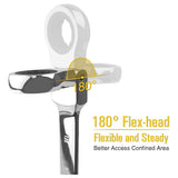 Flex Head Ratcheting Wrench Set,Combination Ended Spanner kits, Chrome Vanadium Steel Hand Tools Socket Key Ratchet Wrench set