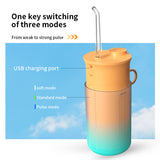 Retractable Oral Irrigator Dental Water Jet Tools USB 200ML Waterproof 3 Modes 4 Nozzles Mouth Washing Machine Teeth Whitening