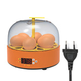 6 Eggs Children Experimental Eggs Incubator Chicken Incubator Eggs Hatching Machine Temperature Control Children Gift