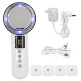 Ultrasound Cavitation EMS Fat Burner Body Slimming Massager Weight Loss Machine with Patch Anti Cellulite Galvanic Infrared