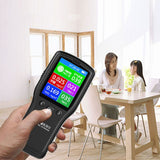 PM2.5 Detector Air Quality Monitor Digital Testing Appliance For Supervising Formaldehyde TVOC PM2.5 PM10 HCHO