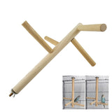 Bird Toys Parrot Perch 4 Layer Stages Toys Natural Wood Rotating Ladder Bird Parakeet Cage Birds Accessories Pet Supplies