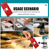 Carpinte Router Table Insert Plate Woodworking Benches Aluminium Wood Router Trimmer Models Engraving Milling Machine With Rings