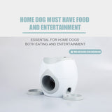 NEW2022 Dog Interactive Toys Pet Tennis Ball Throwing Fetch Machine Cats FDA Food Dispensing Reward Game Training Tool Dog Slow