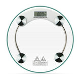 Digital Body Scale High Accuracy Weight Scale For Body Weight Healthkeep Bathroom Scale Round Transparent Scale