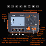 VC60B+ High Accurancy Digital Insulation Resistance Tester Portable MegOhm Meter with Backlight