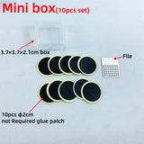 Bike Bicycle Cycling Tire Repair Kit Tool Set Inner Tube Patching Tyre Filler Glue Free Cold Patch Sealant Fix Portable Tirefit