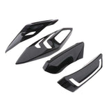 4pcs Motorcycle Front Rear Turn Signals Tail Lights  Cover Protector for Yamaha Xmax 125 250 300 400 17-18 (Black)