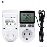 16A  Multi-Function Thermostat Digital Temperature Controller Socket Outlet w/ Timer Switch Sensor Probe Heating Cooling F20 21