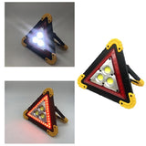 Car Warning Light Triangle Bright 3 LED Taillight Waterproof Sign Lamp Truck Strobe Emergency Repair Lantern for Outdoor Camping