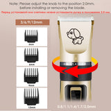 NEW2022 NEW Electrical Pet Clipper Professional Grooming Kit Rechargeable Pet Cat Dog Hair Trimmer Shaver Set Animals Hair