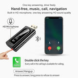 Digital Display FM Transmitter Receiver USB Wireless Bluetooth FM Modulator Two-way Output AUX Audio Adapter For PC TV Speaker