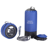 PVC Pressure Shower Bag with Foot Pump Lightweight Inflatable Shower Pressure Shower Water Bag For Outdoors Camping Bathing