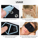 Eye Massager Electric Smart Wireless Electric Pulse Massager Soft Breathable Blindfold Sleep Aid Stress Relief For Home Travel