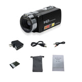 Hight New Digital Camera Full HD 1080P 16x Zoom Recorder Camcorder 3'' Touch DV DVR 24MP Video Camera