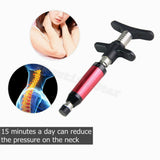 Manual Chiropractic Gun Adjusting Therapy Spine Activator Correction Massager 6 Levels Health Care Massage Tools High Quality