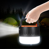Solar LED Camping Light USB Rechargeable Bulb For Outdoor Tent Lamp Portable Lanterns Emergency Lights Hurricane For BBQ Hiking