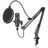 USB Condenser Microphone Studio Recording Mic Live Broadcast Recording Set Mic Phone K Song Computer Karaoke Sing