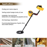 Metal Detector MD3010II Underground Metal Detector Pinpointer Gold Digger Treasure Hunter Metal Finder Treasures Seeking Tool