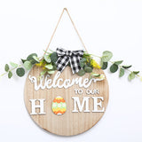 Hot Welcome Door Sign Interchangeable Seasonal Home Sign Rustic Farmhouse Decor Front Door Decor For Home
