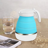 Electric Kettle Foldable Silicone Portable Water Kettle 600ml Mini Small Electric Kettles Travel Water Boiler Camping Kettle