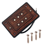 Cigar Box Guitar  3 String Humbucker Pickup with Rosewood Frame Cigar Box Guitar Humbucker Wood Pickup