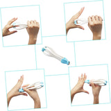 2-In-1 Finger Massager for Arthritis Pain Relief ,Carpal Tunnel, Tingling, Stiffness, Fatigue-Blue