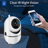 Wifi IP Camera 1080P FHD PTZ Auto Tracking Home Security Camera Night Vision Two Way Audio Wireless CCTV Surveillance Cameras