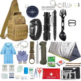 Outdoor Wilderness Survival Gear Survival Kit Camping First Aid Kit SOS Multifunct Survival Supplies Gift For Husband,Boyfriend