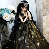 1/3 BJD Doll 60CM 18 Ball Jointed Dolls With Outfits Palace Maxi Dress Wig Shoes Makeup Toys Gifts For Girls Collection
