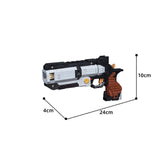 936pcs ABS Building Block Anime Winman Revolver Model Small Particle Compatible Weapon Gun Assembly Toy Brick Figma for Youth