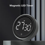 LED Digital  Time Alarm Remind Magnetic Digital Counter Manual Electronic Countdown Timer for Kitchen Cooking Shower Study