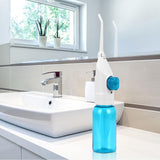 Simple Oral Irrigator Rinse Dental Irrigator 2 Tips Water Dental Flosser Portable Nasal Irrigators Water 2 Jet Teeth Cleaner