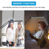 Desk Lamp LED, 14 W Swivel Arm Architect Lamp, Office Table Lamp with 3 Color Modes Eye Protection, Flexible Clamp Light