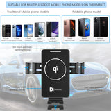 Dual Coil Wireless Car Charger, Auto-Clamping Car Mount for Samsung Galaxy Z Flip3 5G,Fast Charging Air Vent Dashboard Windshiel
