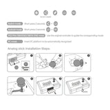 7 in 1 USB Wired Arcade Fighting Stick Joystick with Metal Base for PS4/P3/PC/Android Series / XBoxOne(S)/360 Controller
