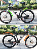 Bicycle Fenders with Taillight Quick Release MTB Adjustable Bike Front Rear Mudguards Folding Bike Fenders Cycling Parts