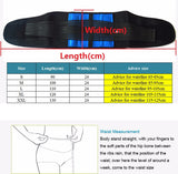 Men Women Adjustable Elastic Waist Support Belt Lumbar Back Medical Bone Orthopedic Exercise Brace Slimming Belt Waist Trainer