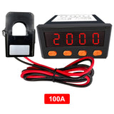 A31-RS485 AC110-220V Embedded Intelligent Digital Display Switch Ammeter Built-in Transformer with Upper and Lower Limit Alarm