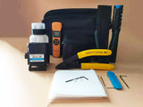 15pcs/Set FTTH Fiber Optic Tool Kit with Fiber Cleaver -70~+3dBm Optical Power Meter Visual Fault Locator 5km